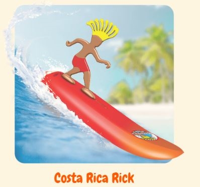 Surfer Dude Costa Rica Rick