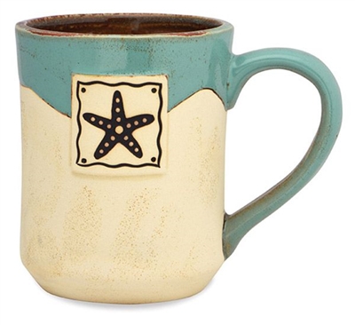 Starfish Stamp Potter's Mug
