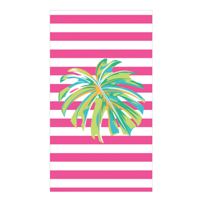 Viv & Lou Palm Stripe Beach Towel