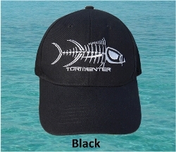 Tormenter Premium Hat-Black Baseball Cap with Tuna